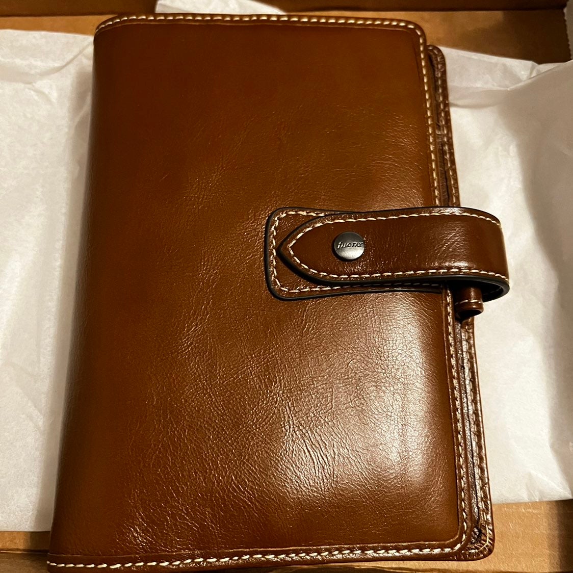 Filofax The Original Personal Burnt Orange Leather Organiser 2018 Diary 022390 Filofax The Original Personal Burnt Orange Leather Organiser 2018 Diary 022390
